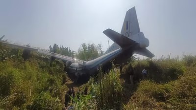 मिजोरम के लेंगपुई एयरपोर्ट पर बड़ा हादसा, म्यांमार सेना का विमान हुआ क्रैश