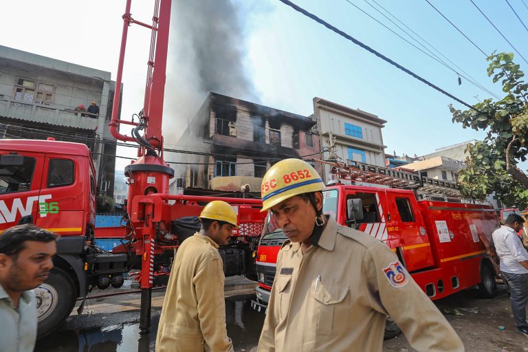 Fire at factory in Udyog Nagar area