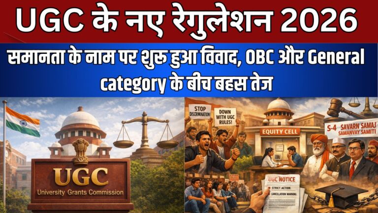 UGC Equity Regulations 2026: कैंपस में समानता या नया विवाद?