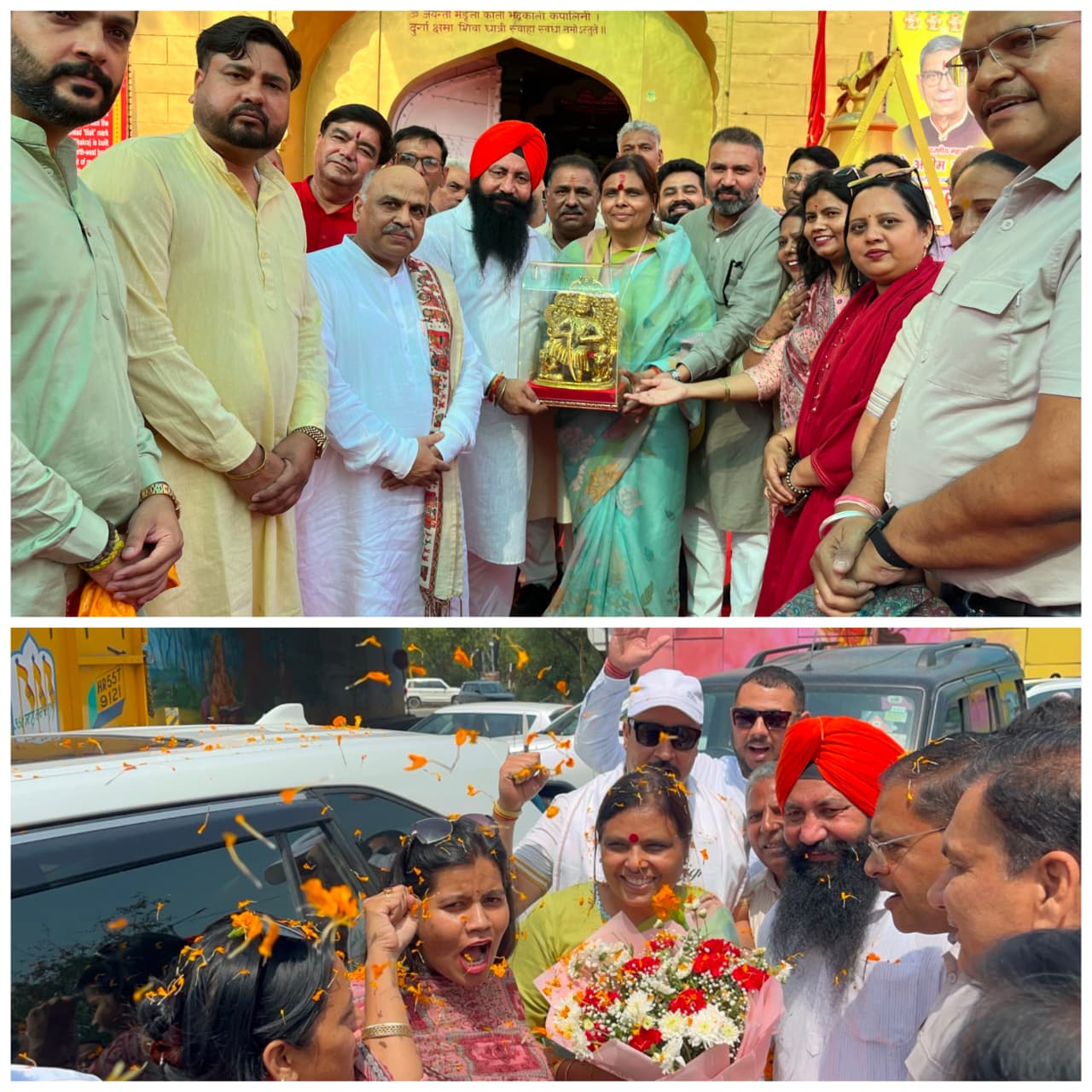 भाजपा प्रदेश अध्यक्ष ने टेका भद्रकाली मंदिर में माथा