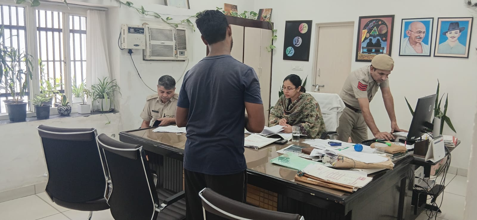 जिला कारागार भोंडसी में आयोजित हुई जेल लोक अदालत