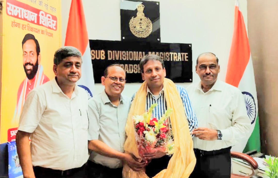 पीएफटीआई प्रतिनिधिमंडल की SDM बादशाहपुर संजीव सिंगला से औपचारिक मुलाकात