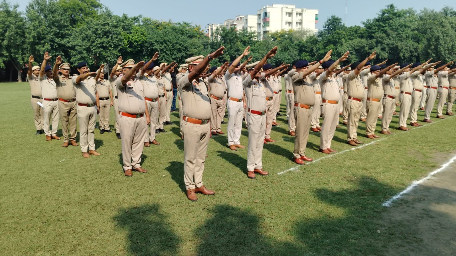गुरुग्राम पुलिस ने मनाया राष्ट्रीय एकता दिवस, DCP अंशु सिंगला ने पुलिसकर्मियों को दिलाई देश की एकता और अखंडता की शपथ