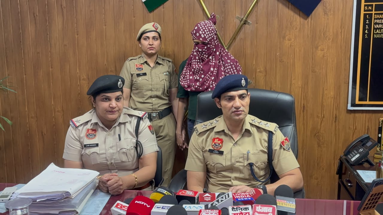 गुरुग्राम में ब्लैकमेलिंग कर 90 लाख रुपये वसूलने का आरोप, महिला गिरफ्तार 50 हजार रुपये नकद बरामद, बैंक खाते में करीब 95 लाख रुपये फ्रीज